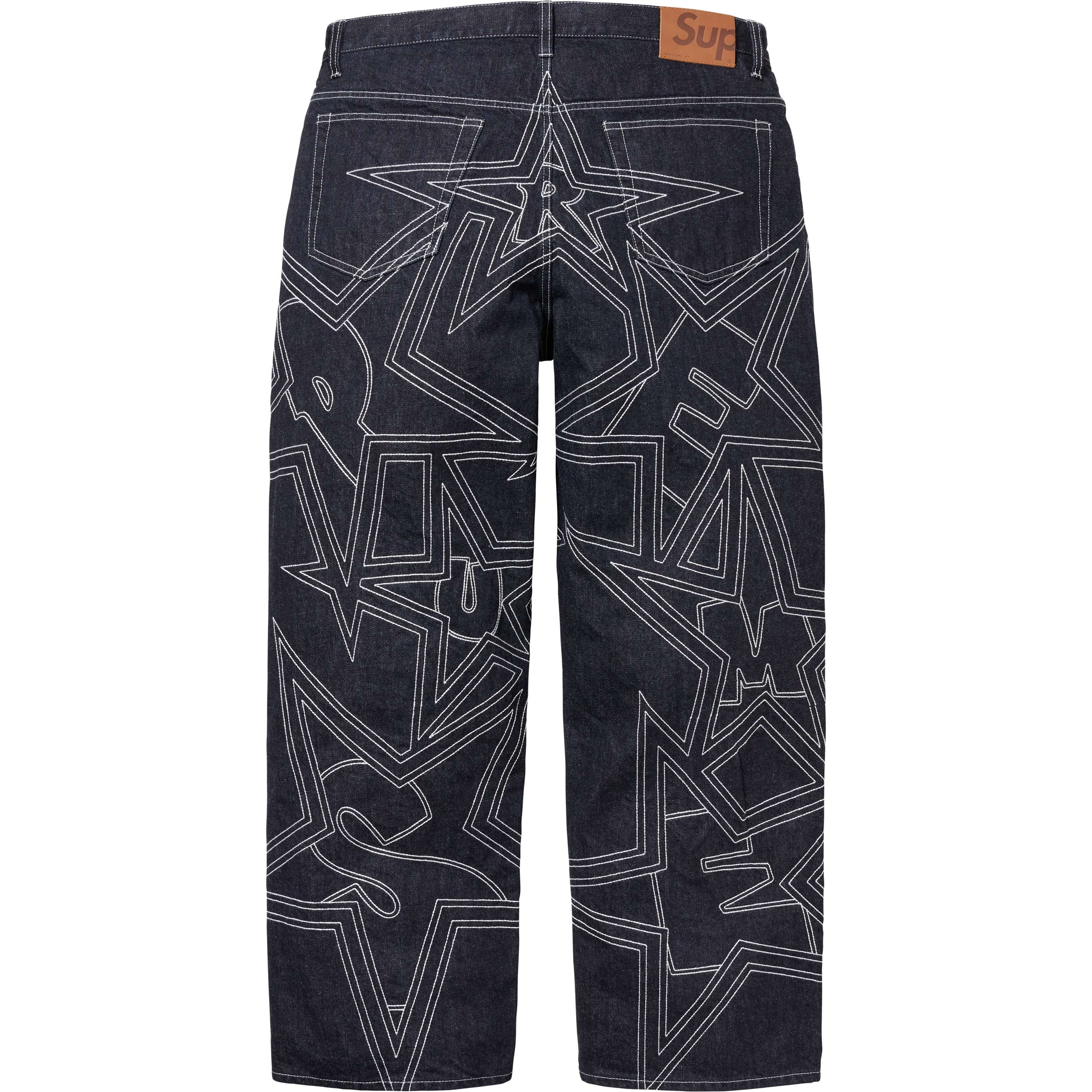 Stars Topstitch Baggy Jean view 13